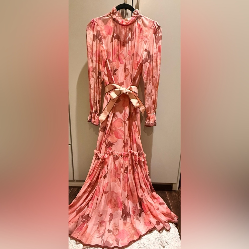 **NWOT**Zimmermann Pink Floral Dress